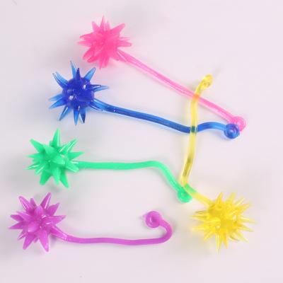 China For Hand Hammer Meteor Silicone Squishy Sticky Ball Anti Strain Fun Anti Stress Sticky Toy Funny Glue Ball for sale