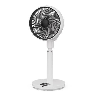 China 10 Inch Height Home Garage Garage High Efficiency Adjustable Wide Angle DC Circulation Floor Fan for sale