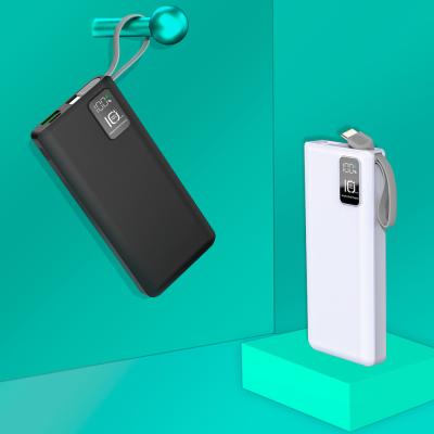 China Quick Charge Support PD Smart Fast And QC Custom - To Wired Battery Charger 10000mAh Powerbank Portable Power Banks for sale