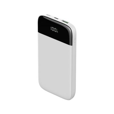 China 2021 Portable Fast Charging PD 18W LED Display Power Bank Powerbank 10000 mAh LED Display for sale