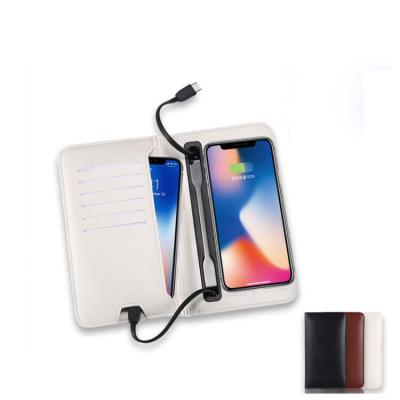 China Fashionable Gift Power Banks Gift Radio Charging Customized Wallet Power Banks 6800mAh for sale