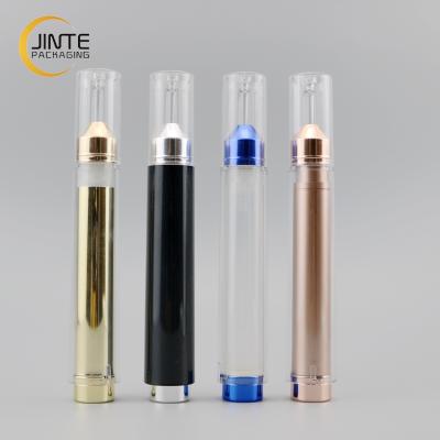 China Recycable 15ml Airless Eye Cream Packing Syringe Bottle With Customized Colors for sale