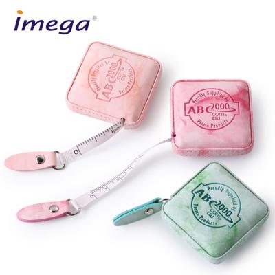 China Customized Promotion 2020 PU Logo Measuring Tape for sale