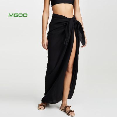 China MGOO Designer Anti-UV Sarong Swimsuit Cover Edge Famous Brands For Women for sale