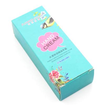 China Recycled Materials Custom Coated Paper Card Face Cream Cosmetic Packaging Folding Boxes Recycled Gift Packaging Boxes for sale