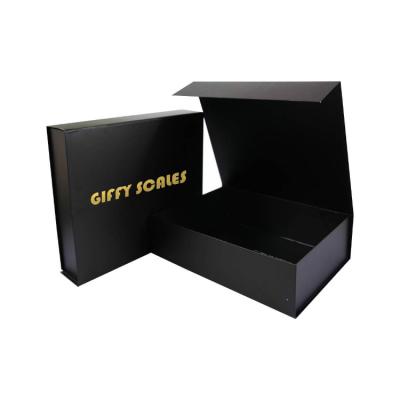 China High Quality Materials Cardboard Luxury Black Magnetic Closure Recycled Healthcare Packaging Custom Paper Box for sale