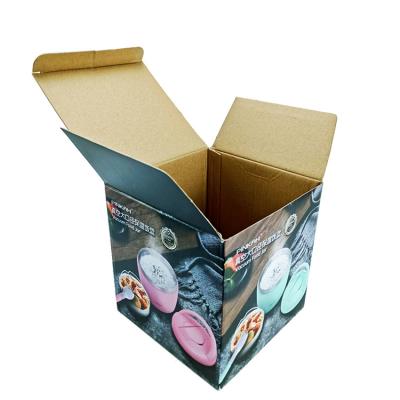 China Recycled Materials Logo Packaging Shipping Printed Custom Mailing Corrugated Box With Lid for sale