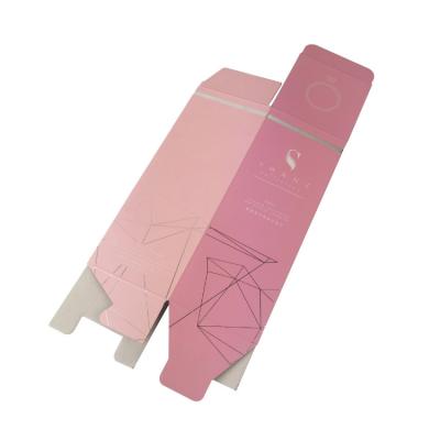 China Recycled Materials Low Price Art Paper Custom Packaging Skin Care Package Box Gift Folding Coated Paper Box for sale