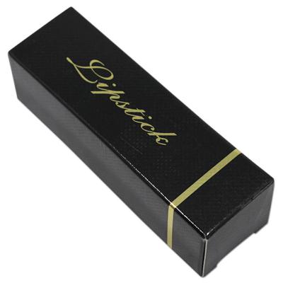 China Small Coated Card Materials Paper Folding Recycled Cosmetic Lipstick Product Box Packaging Gift Box for sale