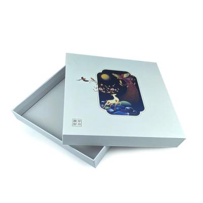 China Custom Recycled Materials Packaging Box With Lid And Base Box Recyclable Paper White Paper Gift Boxes for sale