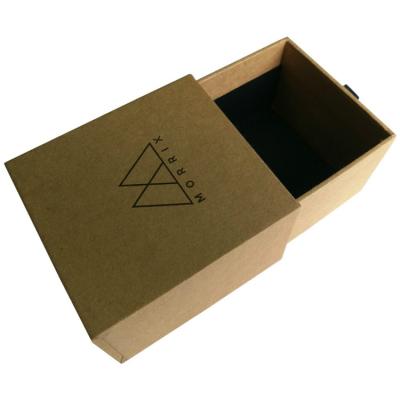 China Recycled Materials Custom Candle Box Luxury Rigid Cardboard Slipping Gift Wrapping Paper Drawer Box With Drawers for sale