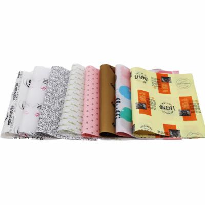 China Recyclable Color Print Gift Shipping Custom Kraft Paper Wrapping Bouquet Wrapping Tissue Paper for sale