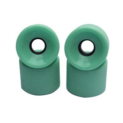 China OEM High Elastic Durable Skateboard 65*51mm PU 78A Wheels Eco - Friendly Skateboard Wheels for sale