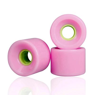 China Custom youth street freeride cruiser skateboard wheels 83A polyurethane 60mm skate longboard wheels for sale