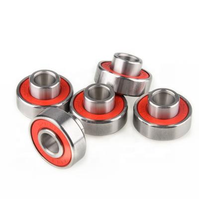 China Youth Skateboard Bearings 8pcs/set 608RS ABEC-7/-9/-11 Integrated Roller Skate Bearing Skateboard Bearings for sale