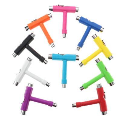 China Youth Universal T&Y All-in-One Skateboard Tools and Allen Key Handle Nylon High Quality Multi-Color Skate T&Y Tool for sale