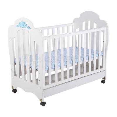 China Wholesale Price Crib Durable Wooden Crib Baby Cot Infant Sleep Bed Crib Factory for sale