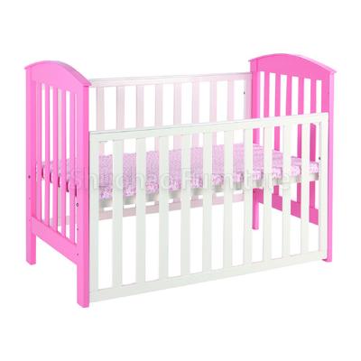 China Crib Customized Pink Color Baby Crib Bedding Set Mobile Nest For Newborn Infant for sale