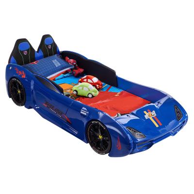 China Factory Wholesale Comfortable Kids Room Furniture Plastic Lightweight Car Bed For Boys for sale