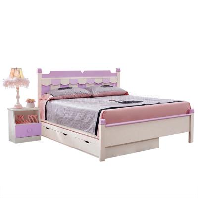 China Hot Selling Comfortable Crib Room Bedroom Furniture Set Children Choose Modern Beds For Kids Girls Children for sale