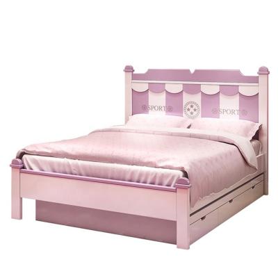 China Hot Selling Modern Wooder Cribs Kids Beds For Girls Princess Bedroom Furniture for sale