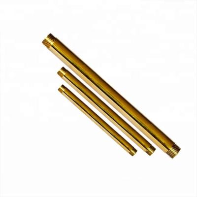 China High Precision Customized CNC Turning Small Metal Brass Hollow Threaded Tube for sale