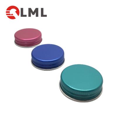 China Non Spill OEM Mason Canning Jar Lids Bottle Aluminum Cap Painting Colored Bottle Caps for sale