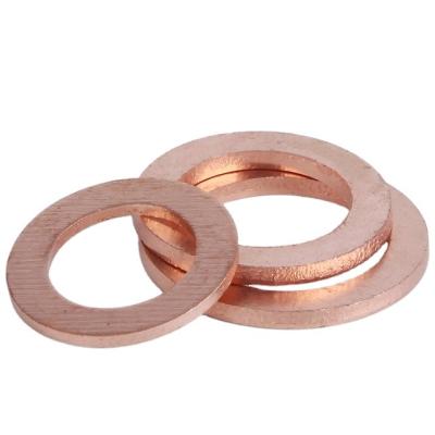 China Bonded Custom Work Fabricating Flat Copper Washers Brass Washer for sale