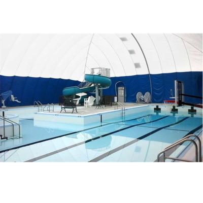 China Various Sports Air Dome Museums Sports Pool Air Supported Inflatable Construction Dome for sale