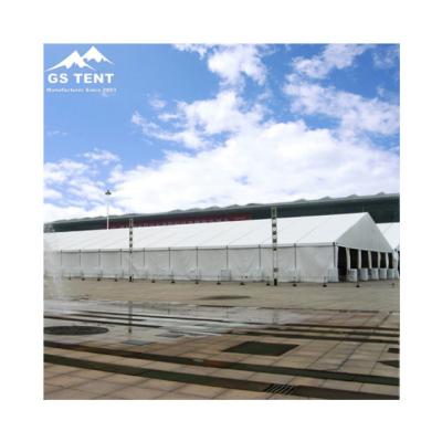 China Water Proof 500 Seater PVC Fabric Event Tent Exhibition Marquee for sale