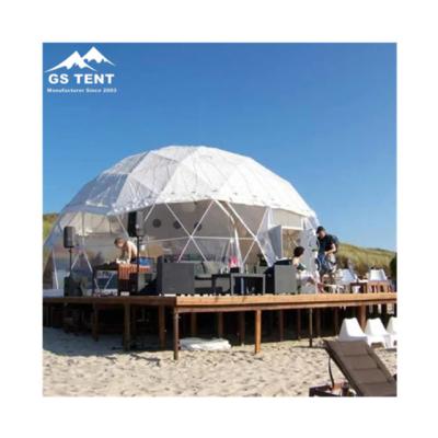 China Waterproof Round Clear Water Proof Durable Wedding Party Performance Geodesic Dome Tents For Events for sale