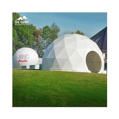 China Newest Water Proof Design Geodesic Dome Tents Hotel Greenhouse Prices for sale