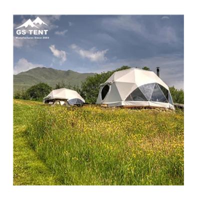 China Water Proof Diameter 6 Events Luxury Hotel Transparent Dome Tent For Camping for sale