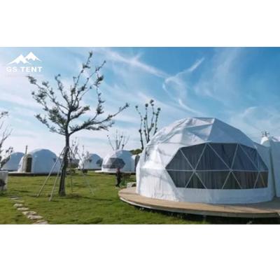 China Water Proof Geodesic Camping and Nature Domespaces Luxury Living 26 Feet In Diameter Dome Tent for sale