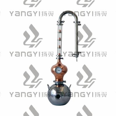 China SUS304/SUS316/red mini copper 15L home alcohol distiller/alcohol distillation equipment for sale