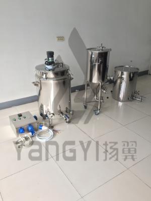 China Hot Sale Brew Beer Brewing Equipment Stainless Steel Tank-Material Fermenter Brew Kettle Home Beer Brewing Equipment for sale