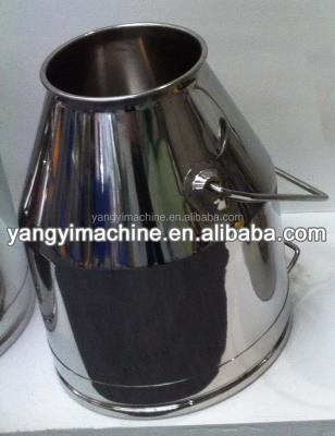 China Farm stainless steel milk bucket for portable milking machine for sale