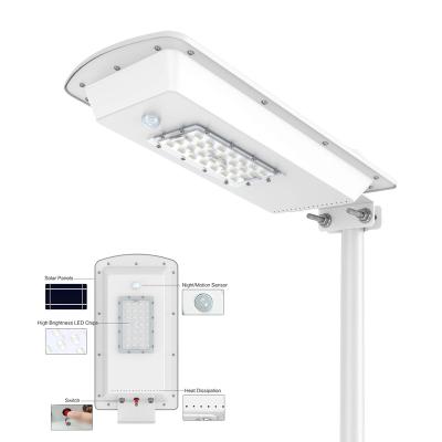 China Solar LANDSCAPE LED Path Light 10W 15W 1500LM Solar Led Street Light PIR Sensor All In One 3 Years Warranty for sale