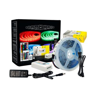 China OFFICE HOME KTV Color Box Pack DC12V 24V SMD 5050 4 IN 1 RGBW LED Strip 5M 10m for sale