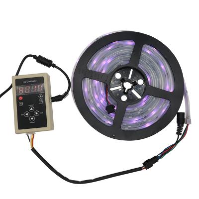 China Hotel 5M 12V 6803 IC + 133 Programs RF Controller Dreamy Waterproof Hotel 5M 12V 6803 IC Color RGB LED Strip 5050 SMD 30LED/m Color IP67 for sale