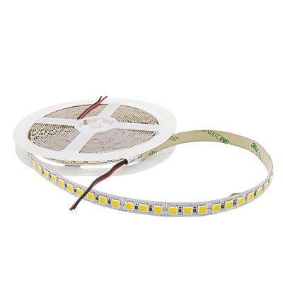 China Desktop LED Strip 5054 SMD 5M 600LED Waterproof Non Flexible Single Color Led Strip Light 12V Ultra Bright for sale