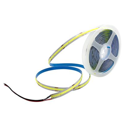 China 12V/24V 8mm Width Residential 252LEDS IP20 Flexible Decoration COB Led Strip Light for sale