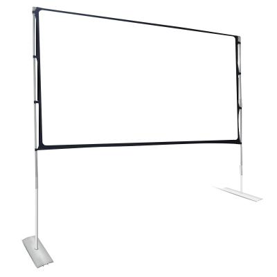 China Folding Storage 4K Quick Fold Stand Outdoorportable Projection Screen for sale