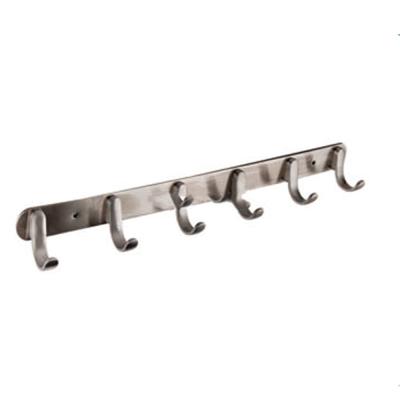 China Durable Best Quality Low Price Silver Chrome Bathroom Robe Multifunction Hook For Bathroom Accessories for sale