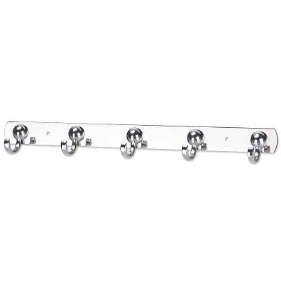 China Durable Recommend Minimal And Practical Silver Robe Chrome Bathroom Hooks For Bathroom Accessories for sale