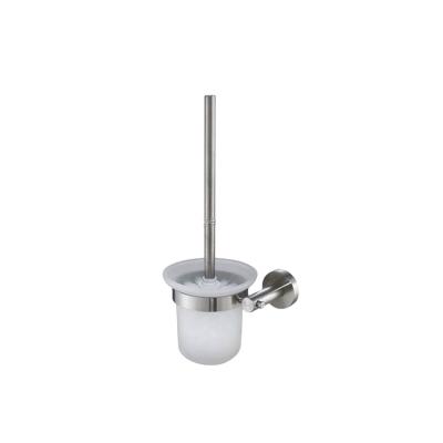 China Wholesale Durable Professional Silver Chrome Bathroom Toilet Brush Holder For Bathroom Accessories for sale