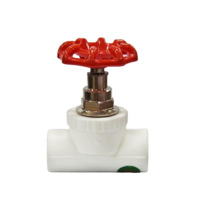 China Cheap Easy Price High Standard Installation Brass Handle PPR PVC Customize Pipe Fitting Stop Valve Globe Valve for sale