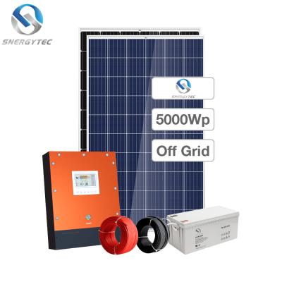 China OEM High Efficient Home Solar System 5kw Complete Home Off Grid Solar Power Supply Systems For Home for sale