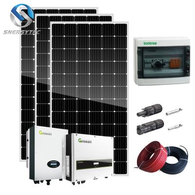 China Home Supply 10kw Home Solar Power System Direct On Grid Solar System Complete Solar System For Home for sale