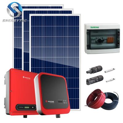 China 5kw Solar Power System Home Solar System Home Direct Selling Manufacturer On Grid Solar System for sale